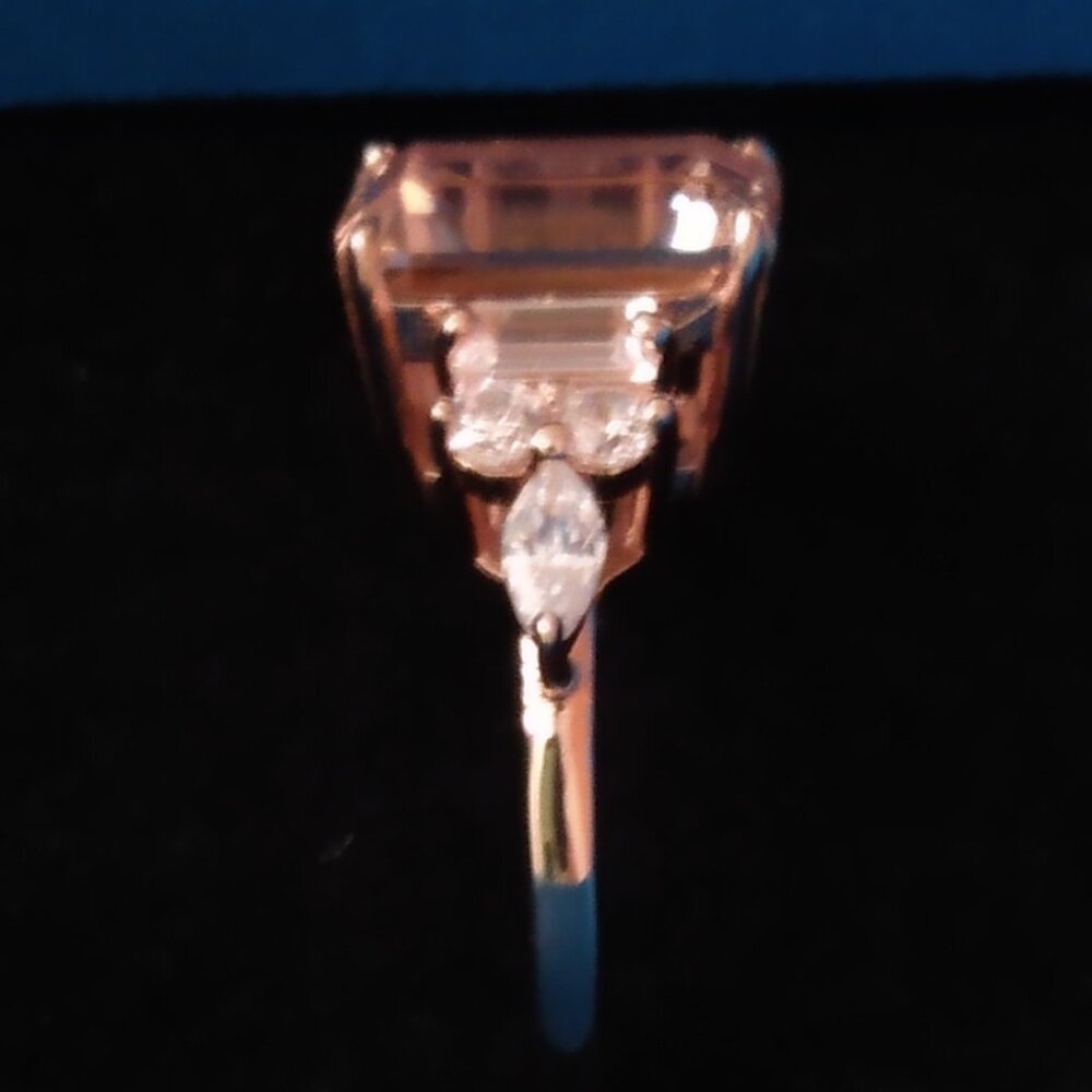 Beautiful morganite simulant ring. - Picture 6 of 8